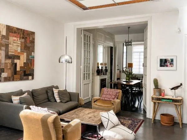 Maison 170 m² rénovée - Roubaix Barbieux / EDHEC - 3 chambres - Cour - Proche métro & tram - Sans fr