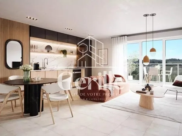 T3 centre Ville dans nouvelle résidence à vivre au rythme de la Provence