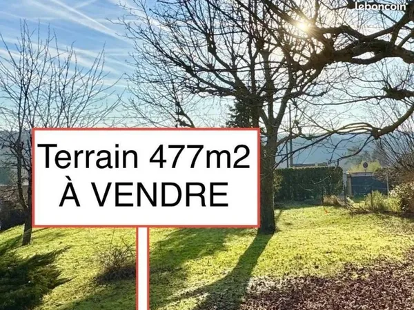 Terrain 477 m² Dampmart