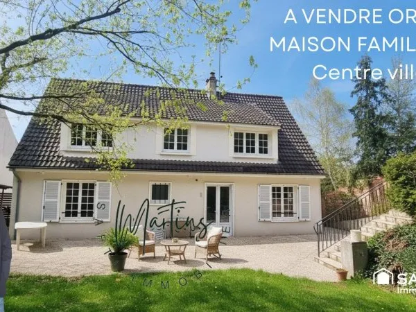 MAISON FAMILIALE - PROCHE CENTRE VILLE ET GARE D'ORSAY - 5 CHAMBRES - SOUS-SOL TOTAL