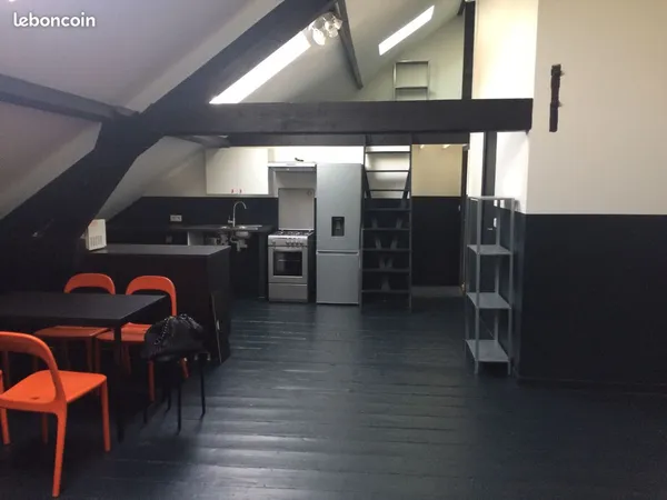 Appart 2 chambres type loft