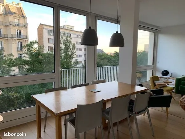 T2 meublé 71 m² - Paris 16e | Coulée verte | 5e étage sans vis-à-vis