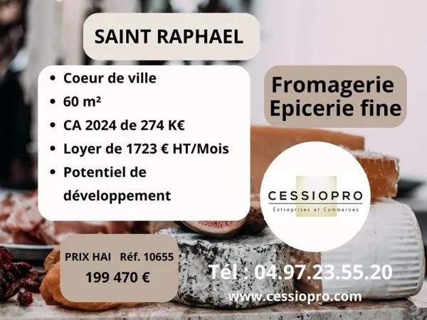 Fromagerie, épicerie fine - coeur de ville de Saint Raphaël