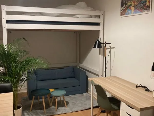 Studio meublé Nantes 23m² dispo fin mai