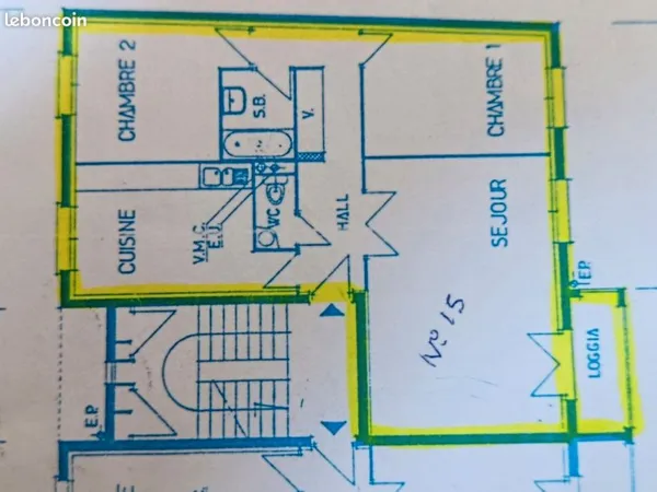 Vends appartement 81 m2