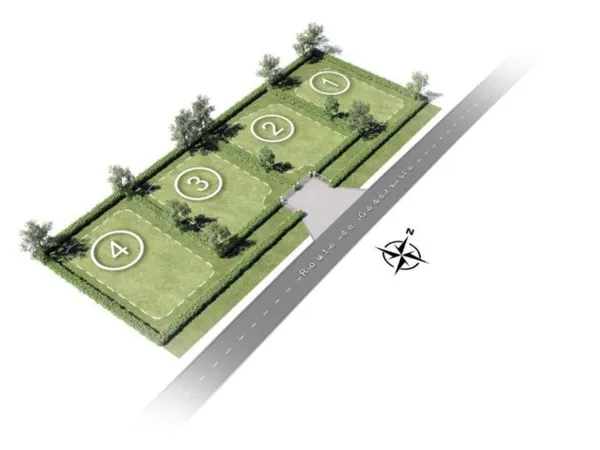 Terrain 662 m²