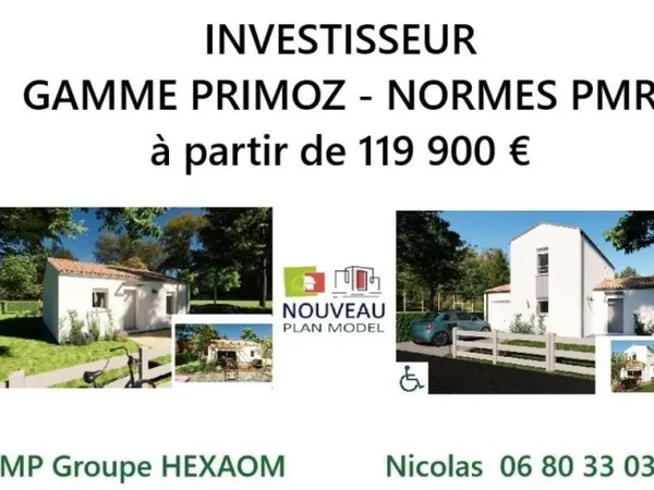Maison 2 pièces 61 m²