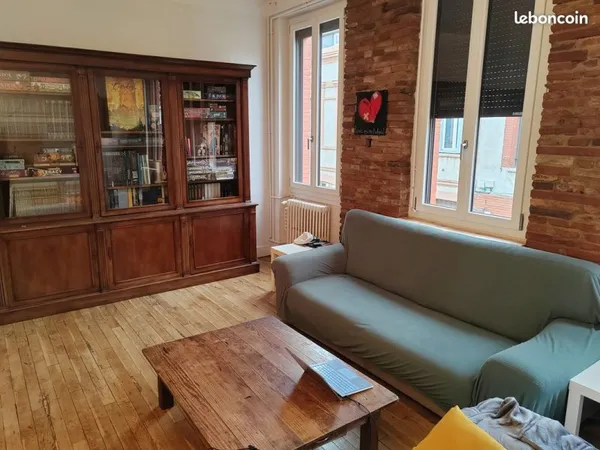 Sous-location chambre dans coloc de 2 personnes (T3) quartier Bonnefoy