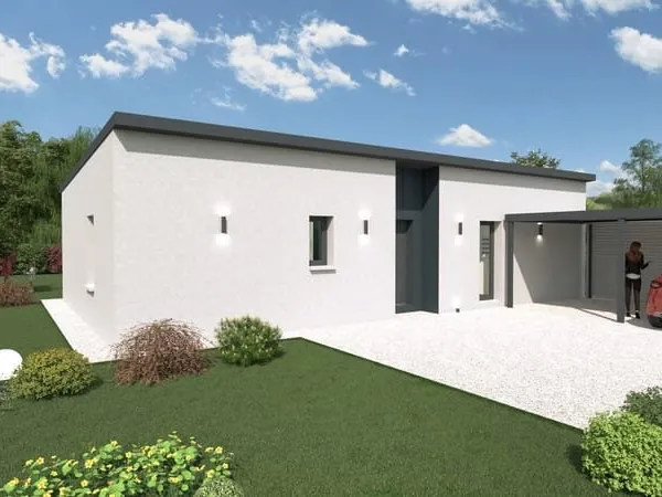 Terrain + Maison 88 m² à Ceignac, Calmont 12450