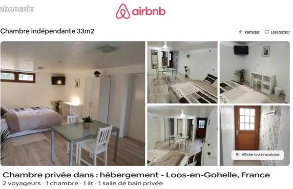 Chambre indépendante 33m2