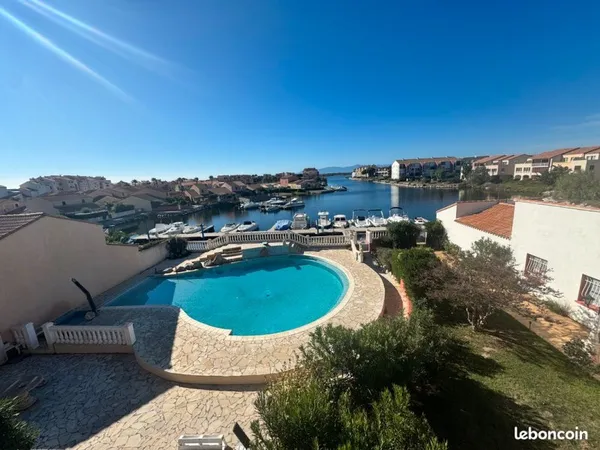 Duplex rare de 93m2 avec vue panoramique sur l'étang - Quartier Coudalère, Le Barcarès