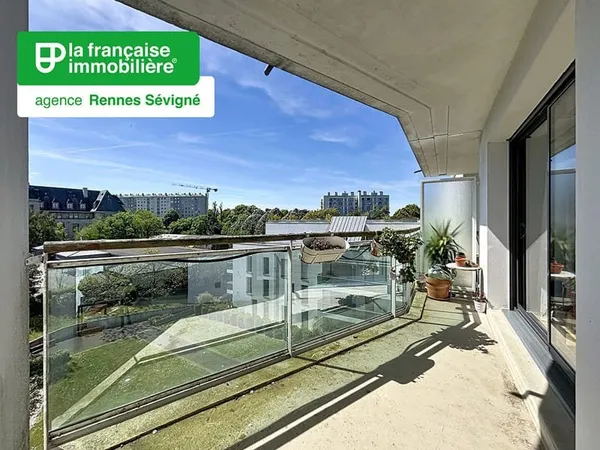 Appartement T3 avec terrasse plein sud, garage et cave ? Proche métro et centre-ville Rennes