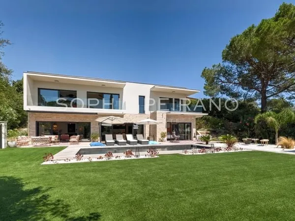 Mougins - Villa Contemporaine Neuve Avec Aperçu Mer