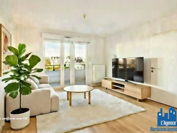 EXCLUSIVITÉ ! LORMONT - APPARTEMENT TYPE 2 D'ENVIRON 40 M² AVEC UN BALCON + PLACE DE PARKING. Benoît