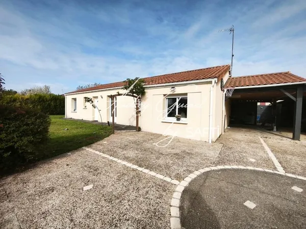 Pavillon de plain-pied - 4 chambres - Secteur recherché de Neuville