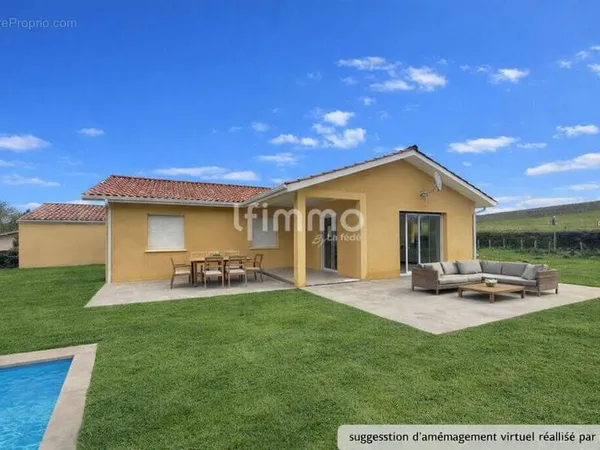 Maison 4 pièces avec jardin