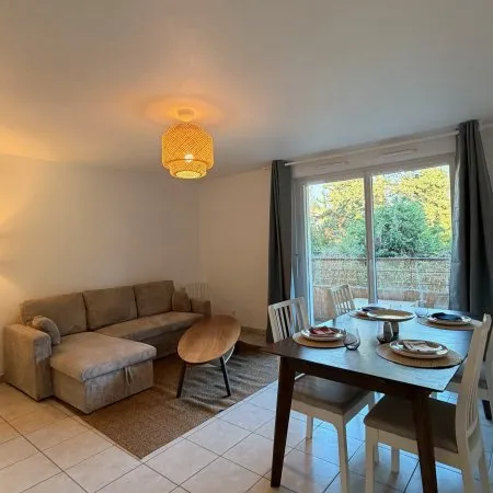 T3 meublé neuf - 63m² - Balcon - Parking - Proche frontière