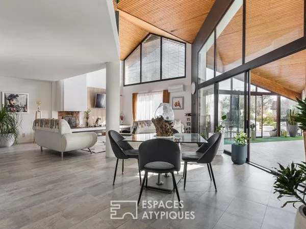 Maison d'architecte avec piscine au sud de Toulouse