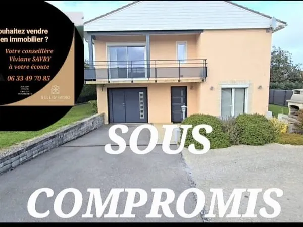 Maison 4 chambres avec garage sur 800m2 de terrain proche GE