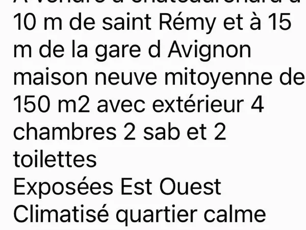 À faire à saisir superbe maison