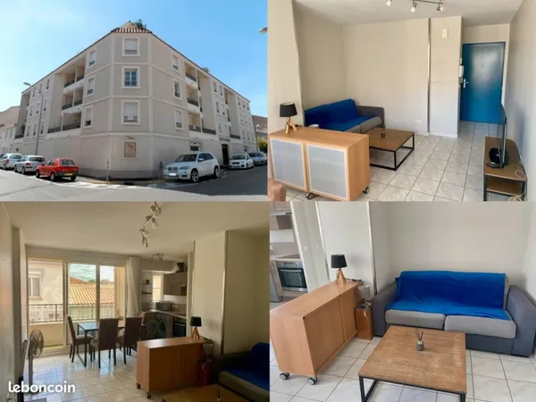 Narbonne - Joli T2 meublé - 37 m2 - 625 cc/mois
