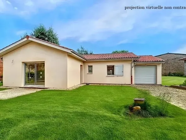 Maison neuve de 91m2 Lot 3 à Saint Trivier sur Moignans