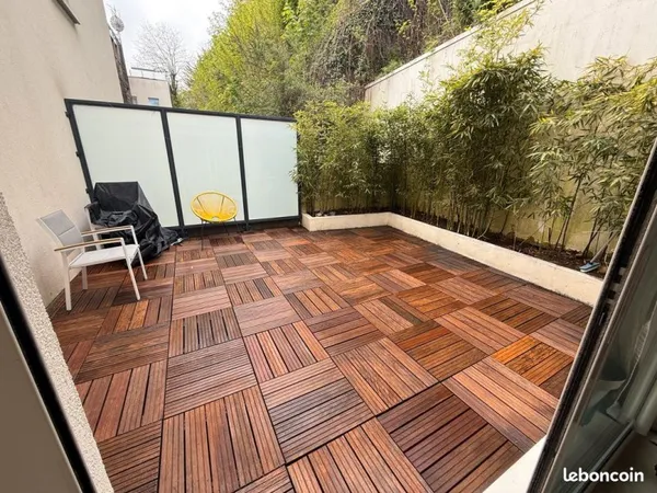 Appartement T2 - Lyon - Terrasse et garage