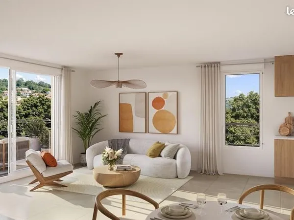 Appartement - 2 pièces - La Seyne-sur-Mer résidence rare à 800 m de la plage