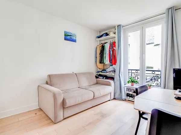 Loue studio meublé - 17,5m² - Mairie du 15ème