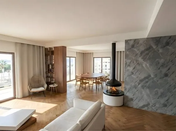 Cannes Croisette Carré d'Or Appartement à rénover 143 m2 Vue mer panoramique