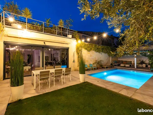 Maison 168 m² avec jardin, piscine chauffée et DPE A - Bordeaux Bastide