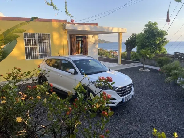 Maison vue 180° Mer des Caraïbes