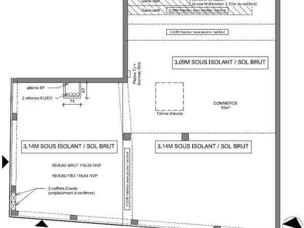 Local commercial 153 m²