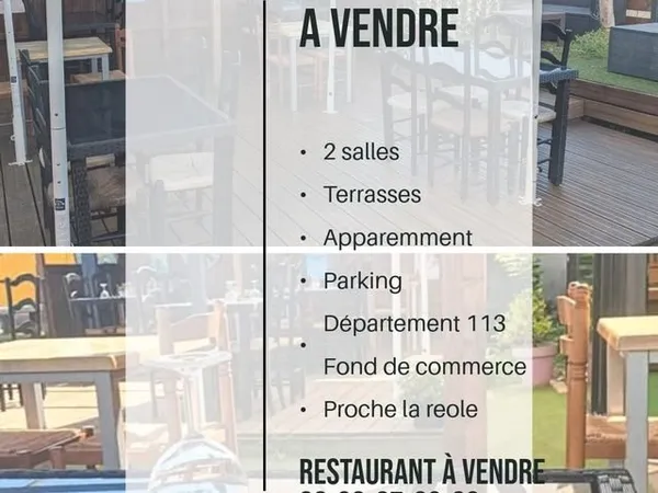 Restaurant à vendre