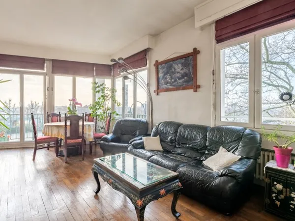 Vends appartement 3ch Rouen rive droite, vue sur Seine, proche République /Saint-Marc/CHU - 88m²