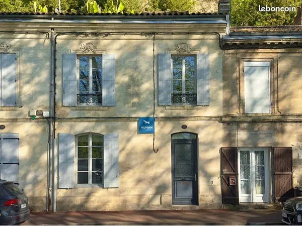 Maison en pierre de Bordeaux avec rooftop