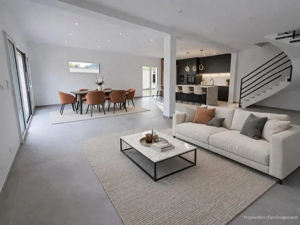 Maison contemporaine 184 m² avec piscine