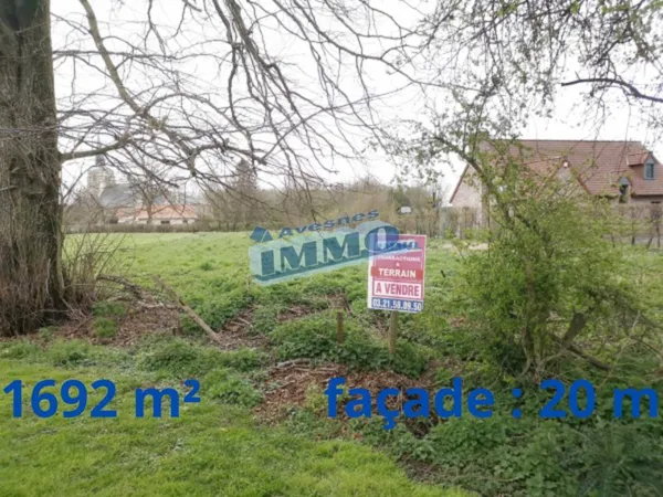 Terrain 1692 m²