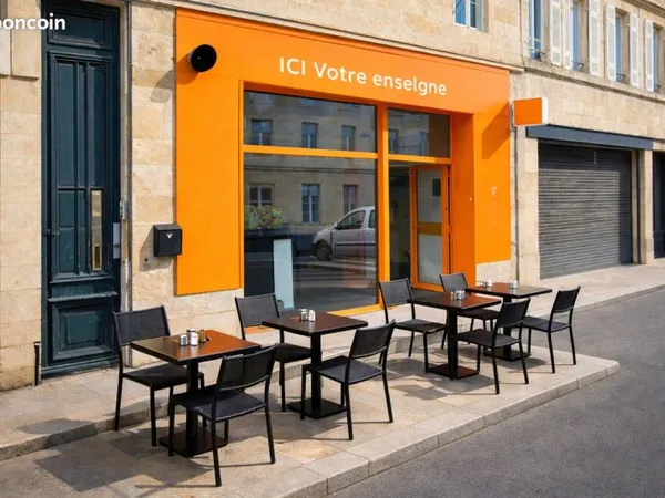 Local commercial de restauration avec extraction à louer BORDEAUX / 60m²