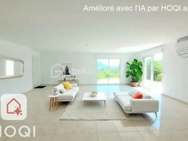 VILLA NEUVE PLAIN PIED, GRAND GARAGE ET VUE MAGNIFIQUE