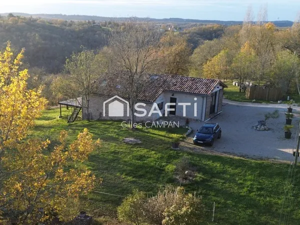 Ancienne grange refaite à neuf à 10mn de Cahors