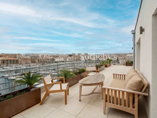 Marseille 7ème, Vieux-Port - Appartement 3 chambres terrasse roo