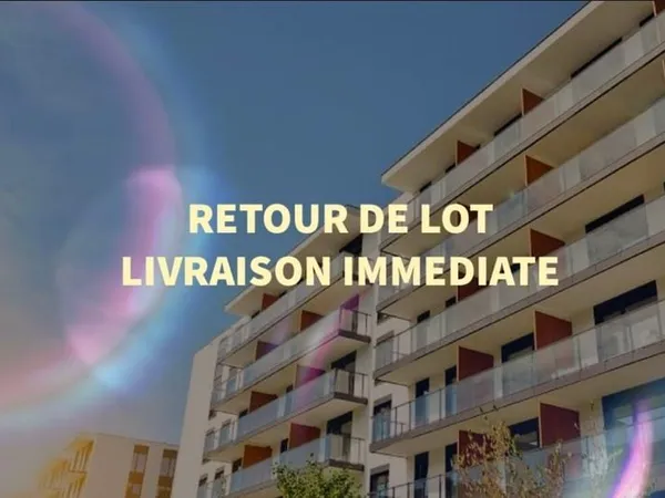 RETOUR DE LOT 2P + parking - LIVRAISON IMMEDIATE !! !!