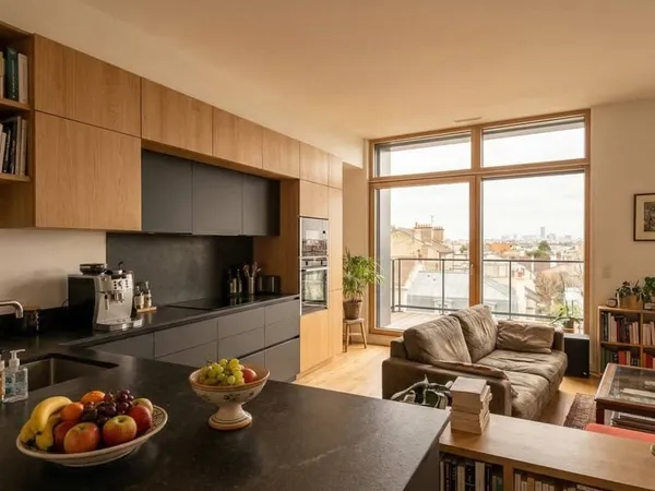 Appartement 3 pièces 60 m²