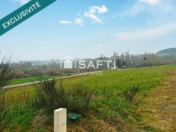 Terrain à bâtir de 1032 m², viabilisé, à 7 kms de Flers