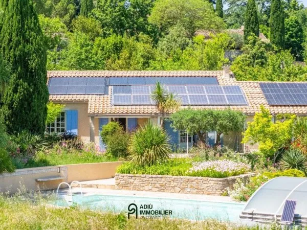 Secteur Vézénobres, maison de plain -pied de 124 m² avec vue dégagée