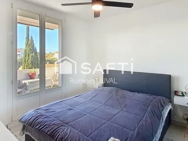 Appartement T3 traversant avec balcon et loggia