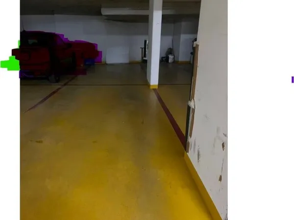 Place de parking en enfilade