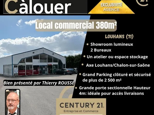 Local commercial 380 m² LOUHANS