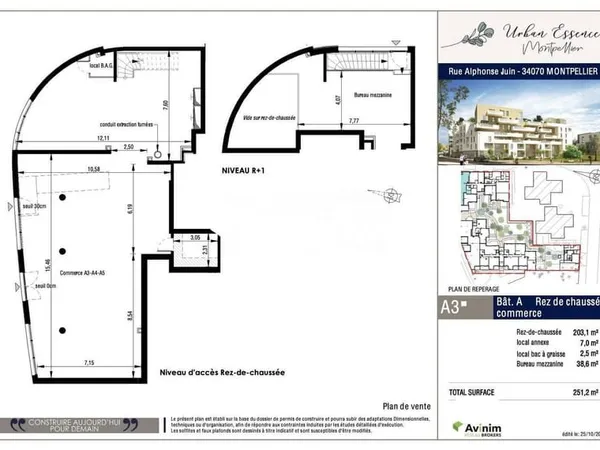 Local commercial 251 m²